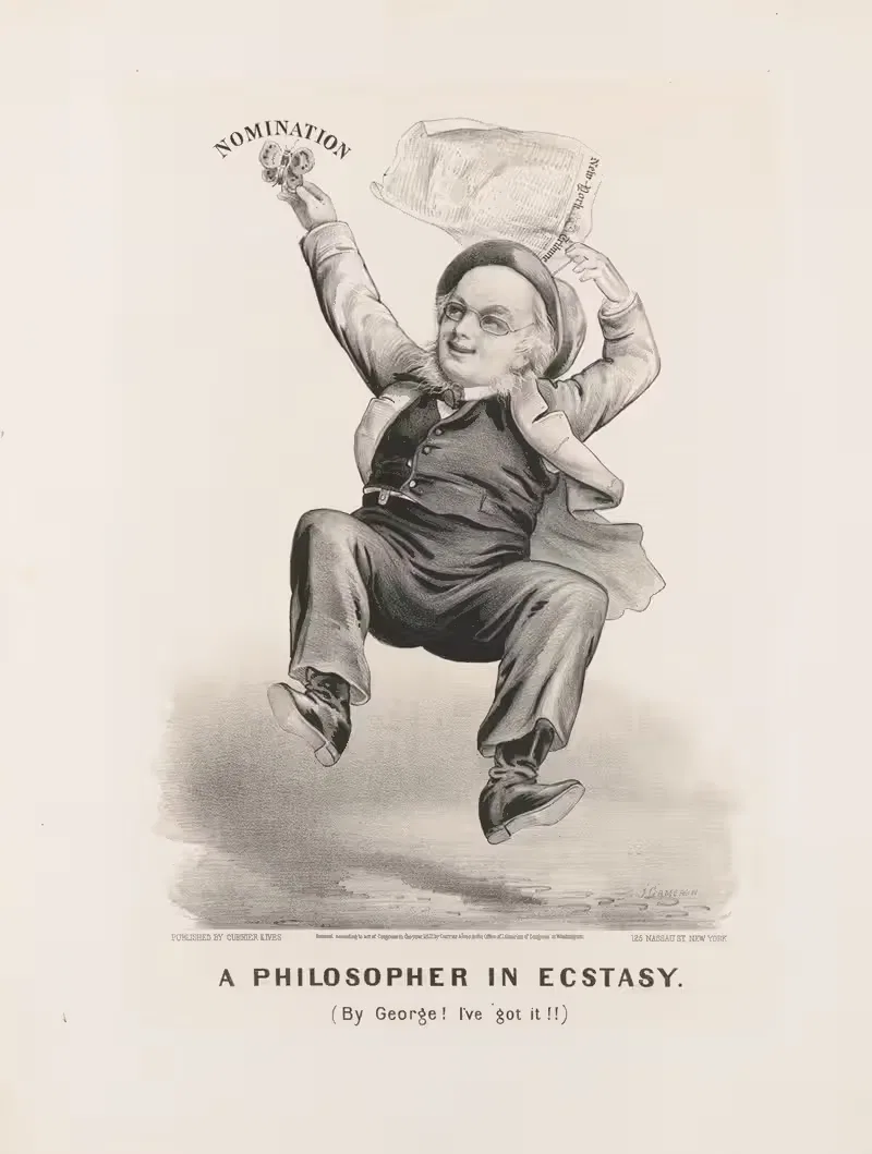 Философ в экстазе. (Боже! Я это понял!!) by Джон Кэмерон, 1872 — digital art print download