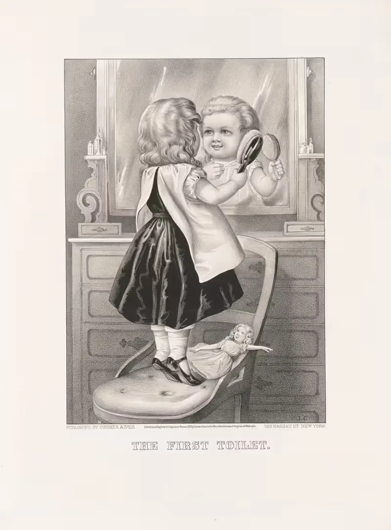 Первый туалет by Джон Кэмерон, 1873 — digital art print download
