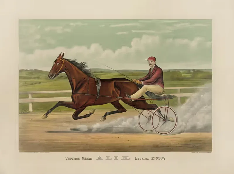 Скачки королевы Аликс by Джон Кэмерон, 1894 — digital art print download