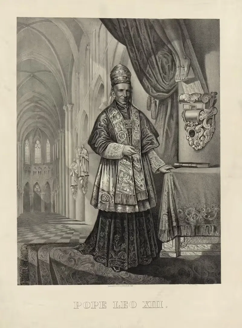 Папа Лев XIII by Джон Х. Баффорд и сыновья, 1878 — digital art print download