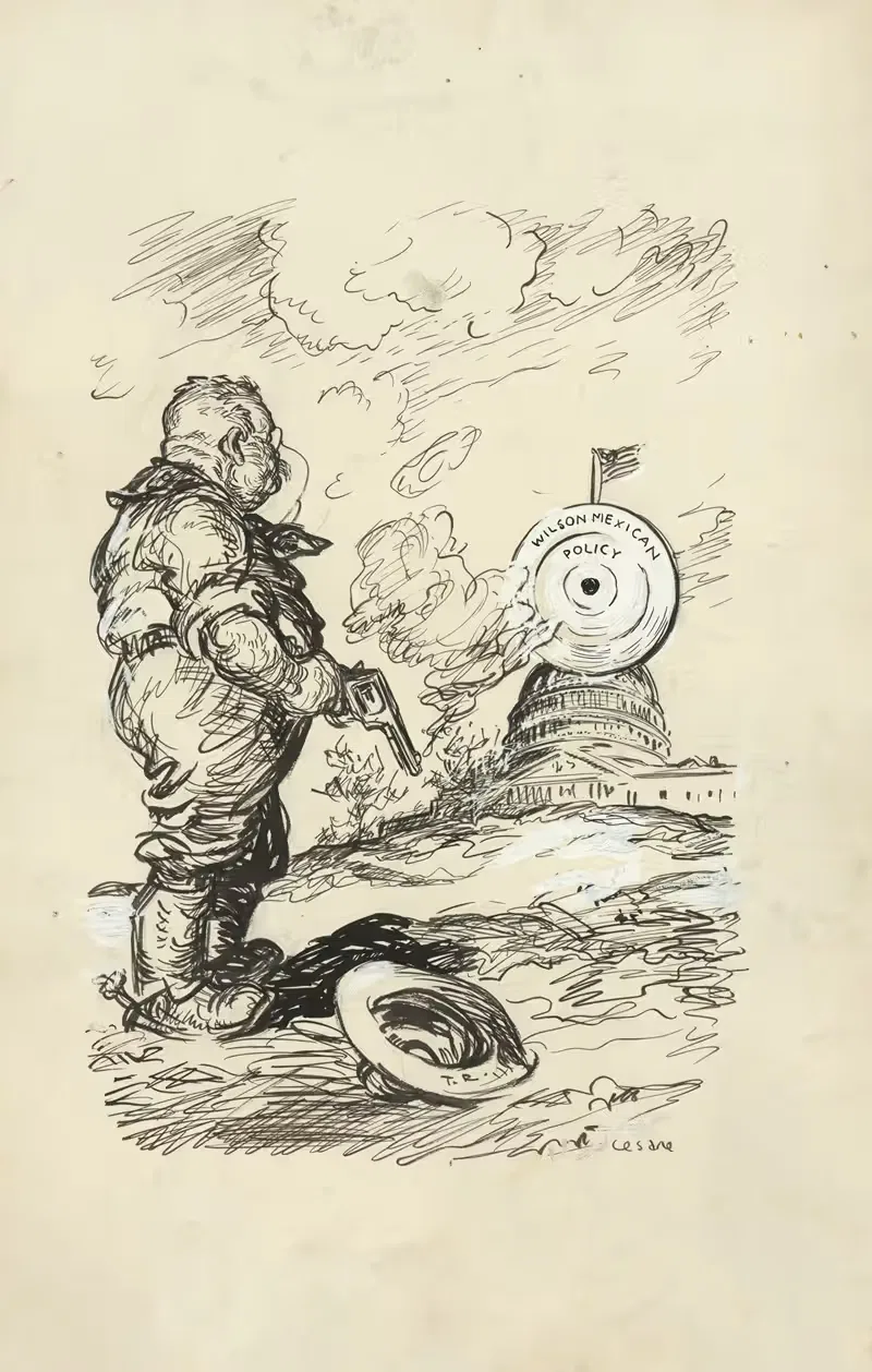 A bull's eye by Oscar Edward Cesare, 1914-1916 — digital art print download