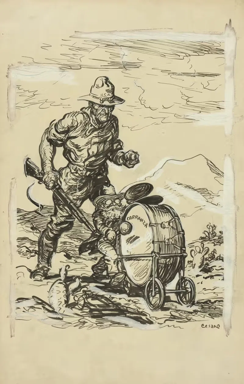 In pursuit of Villa — Oscar Edward Cesare
