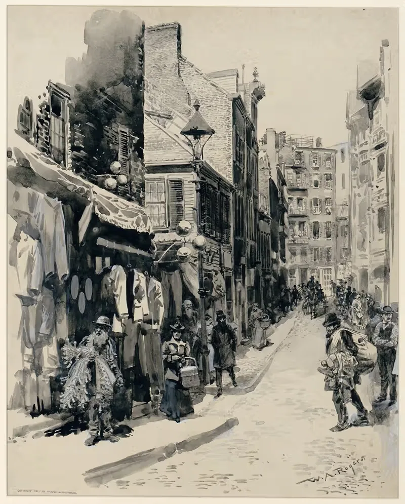 The Jewish Quarter, Boston — William Allen Rogers