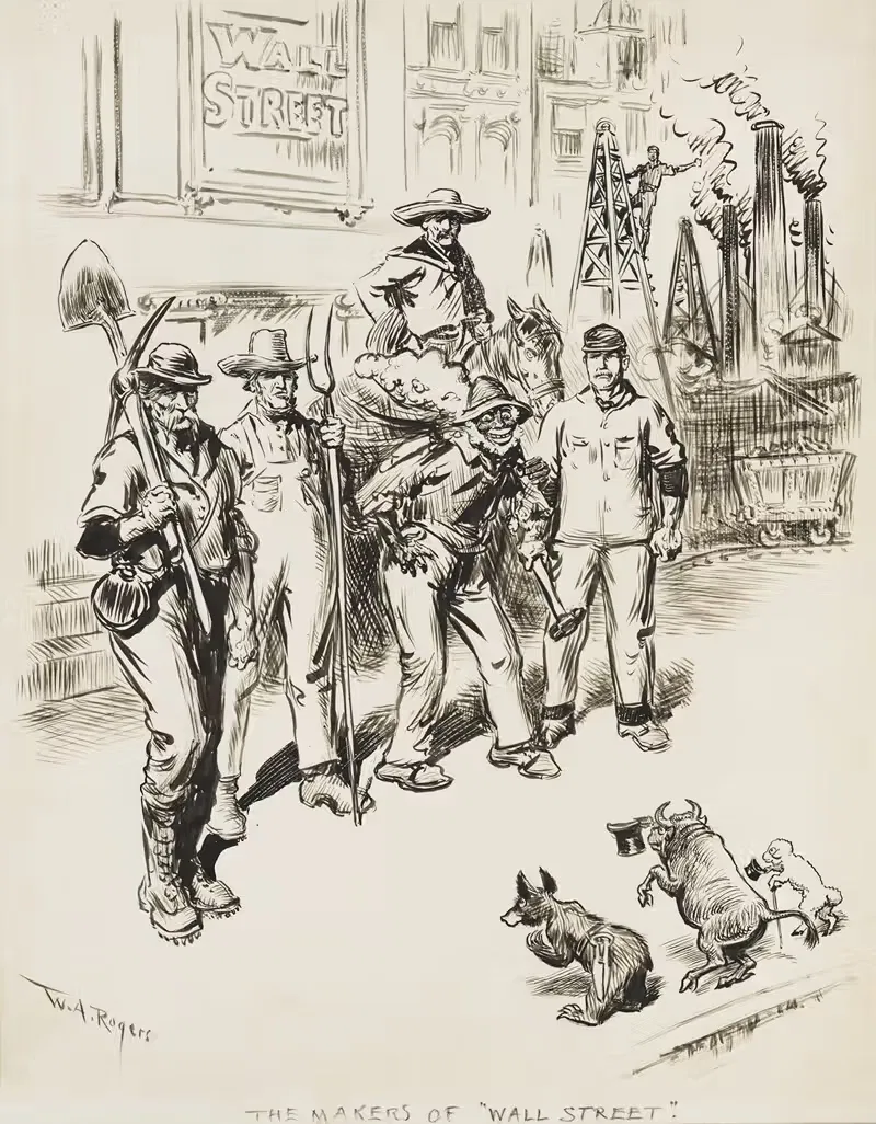 The makers of Wall Street — William Allen Rogers