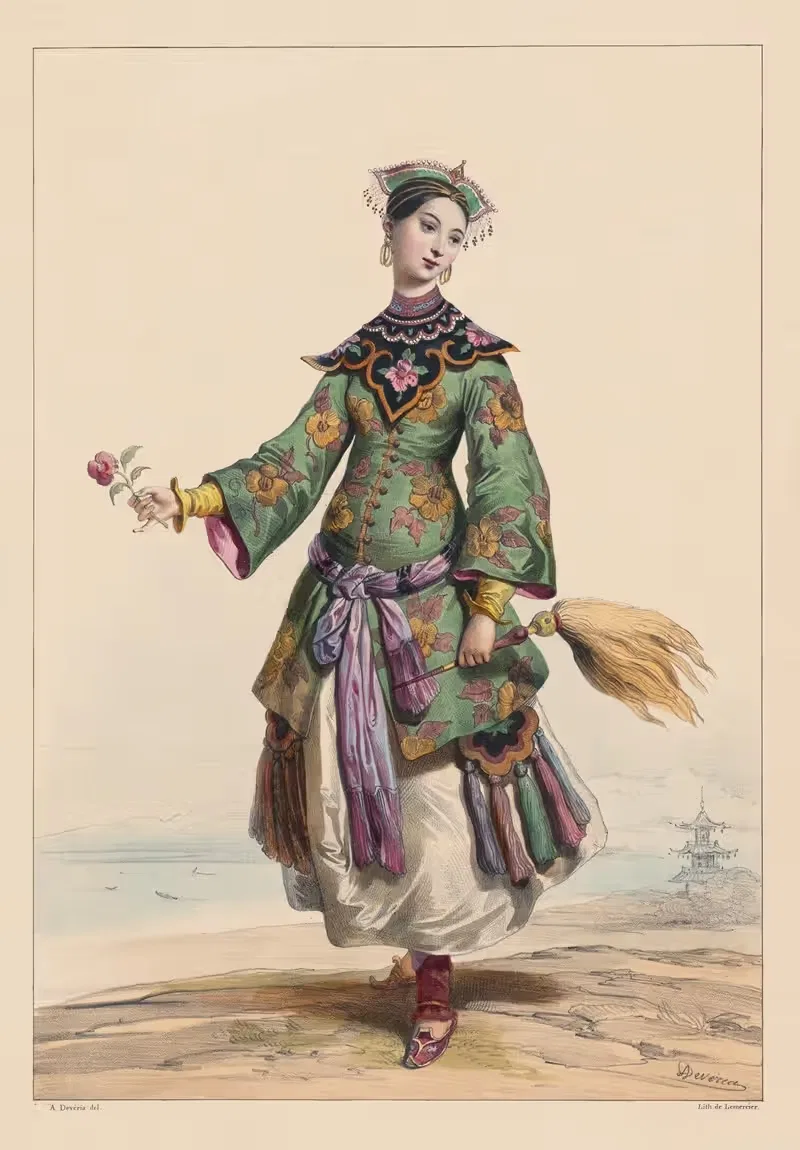 Dame chinoise — Achille Devéria