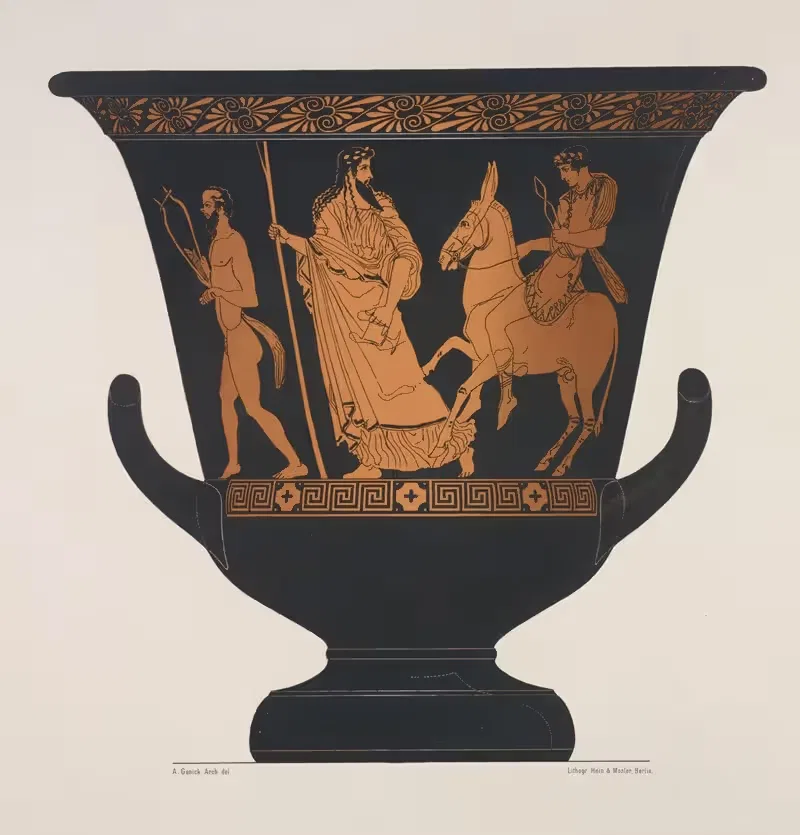 Dionysus brings Hephaestus, god of fire…. — Albert Genick
