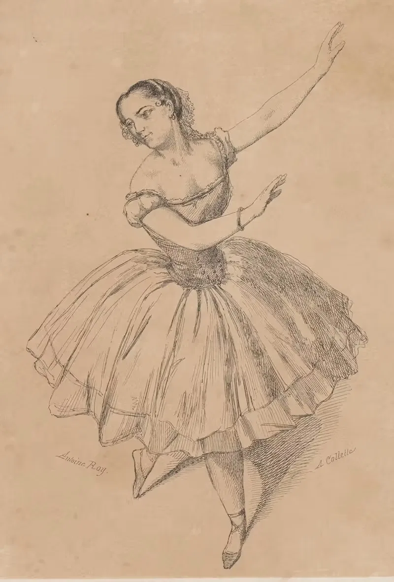 Катерина Беретта by Александр Дезире Коллет, 1855 — digital art print download
