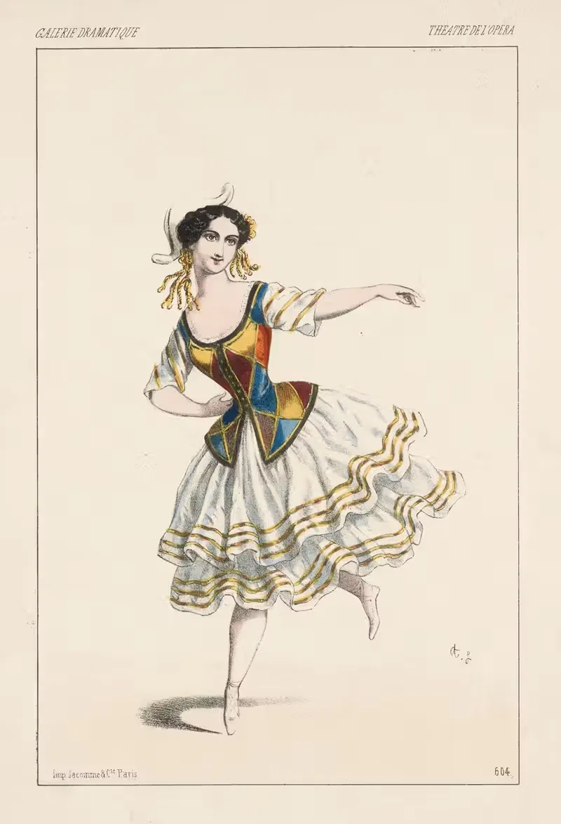 Melle Caroline, rôle de Colombine — Alexandre Lacauchie