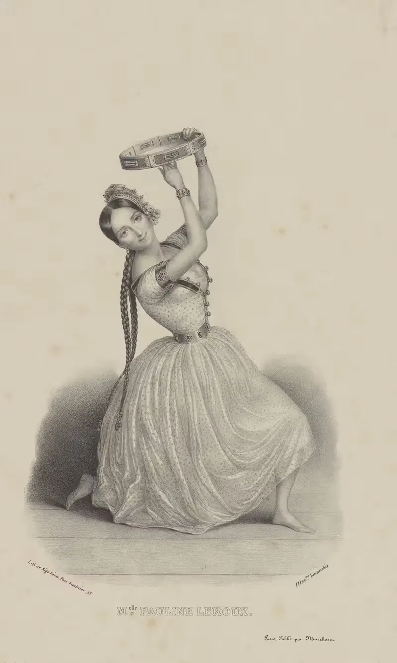 Мадемуазель Полин Леруа by Александр Лакоши, 1841 — digital art print download