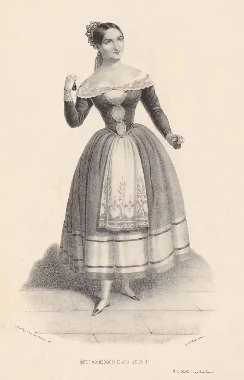 Мадам Дамореа Синти by Александр Лакоши, 1816-1863 — digital art print download