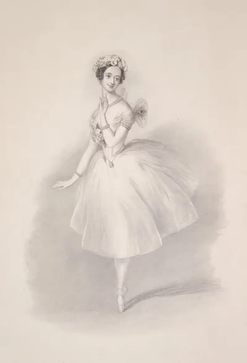 Souvenir d'adieu de Marie Taglioni — Alfred Edward Chalon