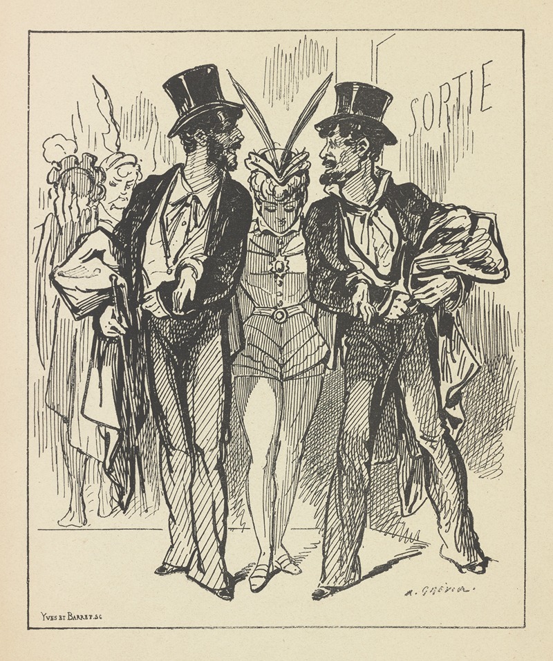 À l'Opéra by Alfred Grévin, 1870-1879 — digital art print download