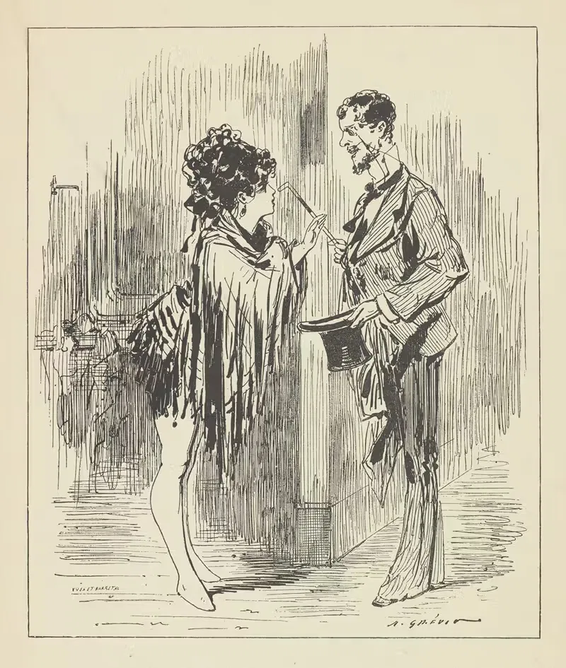Закулисья by Альфред Гревен, 1870-1879 — digital art print download