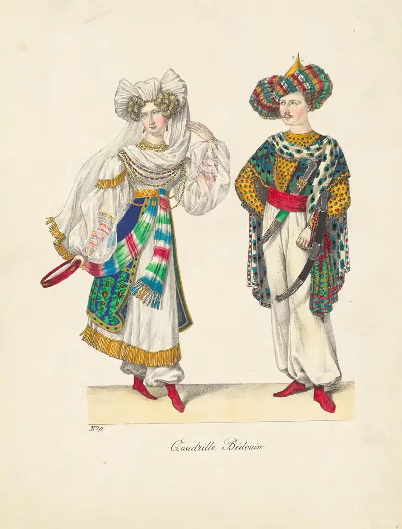 Кадриль Бедуин, № 9 by Аноним, 1830-1839 — digital art print download