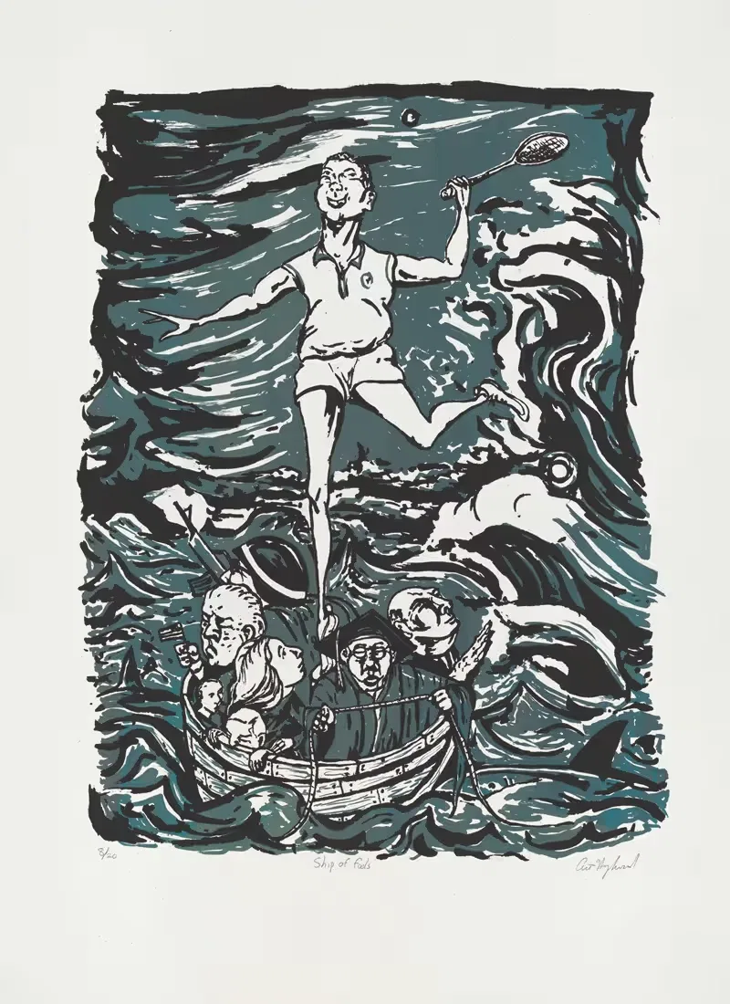 Корабль дураков by Арт Хейзелвуд, 2008 — digital art print download