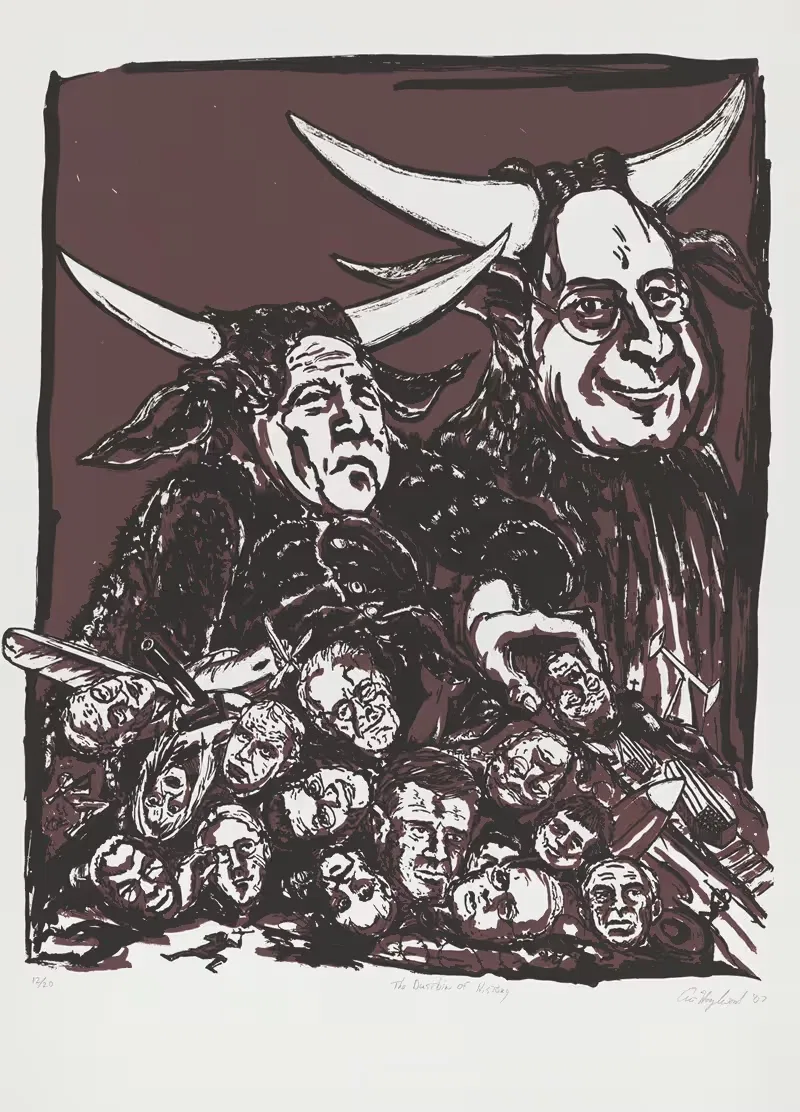 Мусорная корзина истории by Арт Хейзелвуд, 2007 — digital art print download