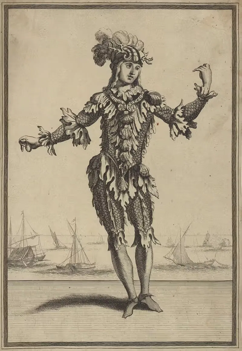 Морской бог by Карел Аллард, 1600-1700 — digital art print download