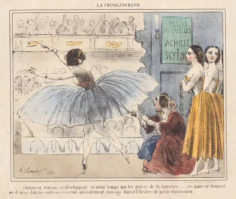 Кринолиновый зонтик by Шарль Вернье, 1850-1859 — digital art print download