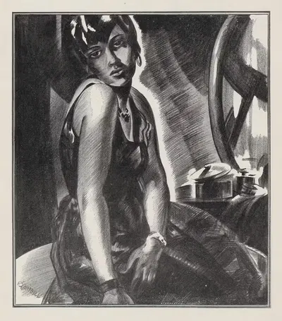 Блюзовая певица за кулисами by Элмер Симмс Кэмпбелл, 1929 — digital art print download