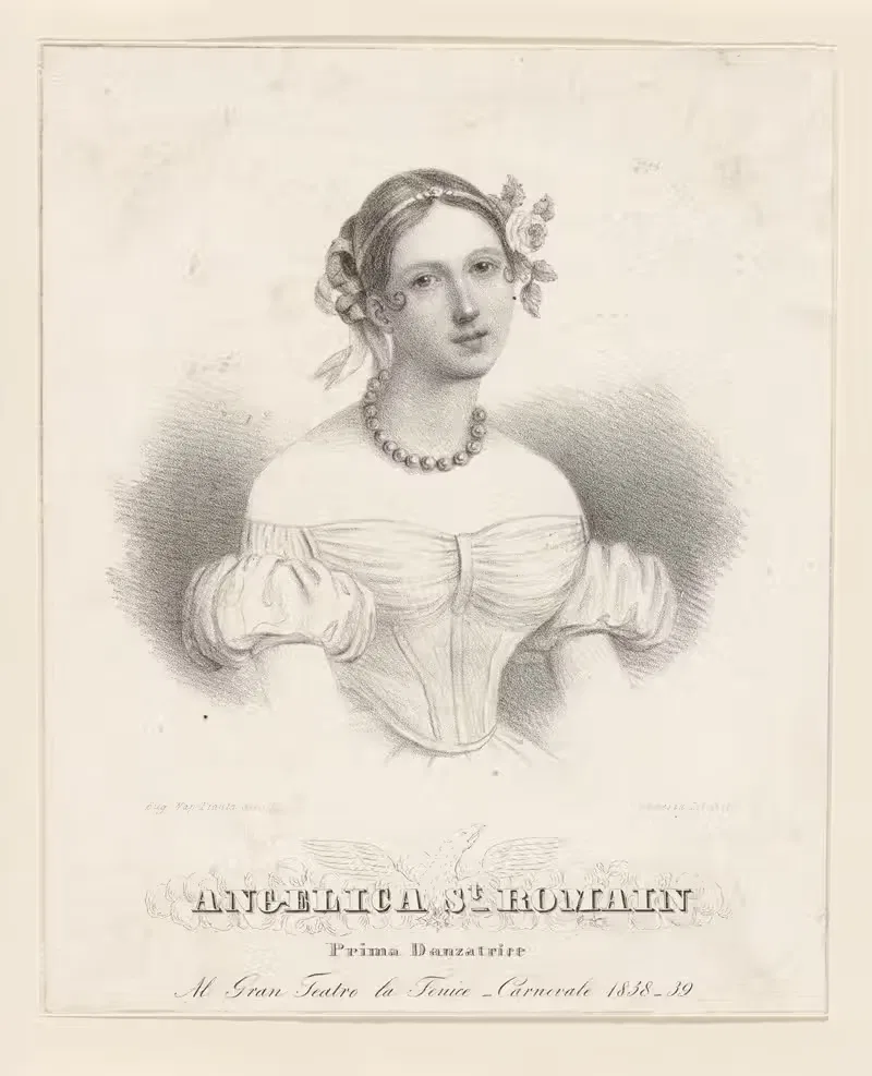 Анджелика Сен-Ромен by Эудженио Н. Пьянта, 1838 — digital art print download