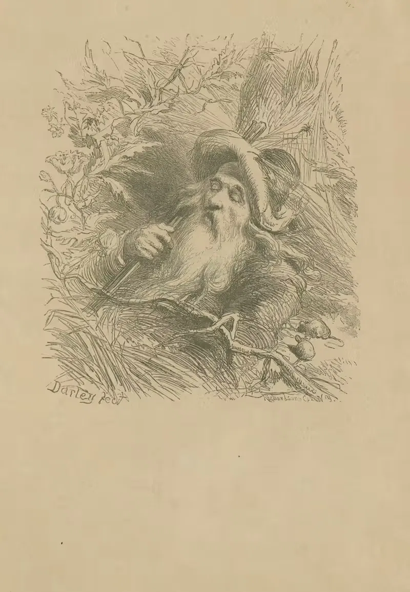 Рип Ван Уинкль спит by Феликс Октавиус Карр Дарли, 1864 — digital art print download