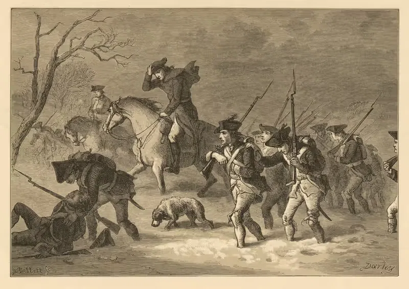 Марш к Вэлли Фордж by Феликс Октавиус Карр Дарли, 1877 — digital art print download