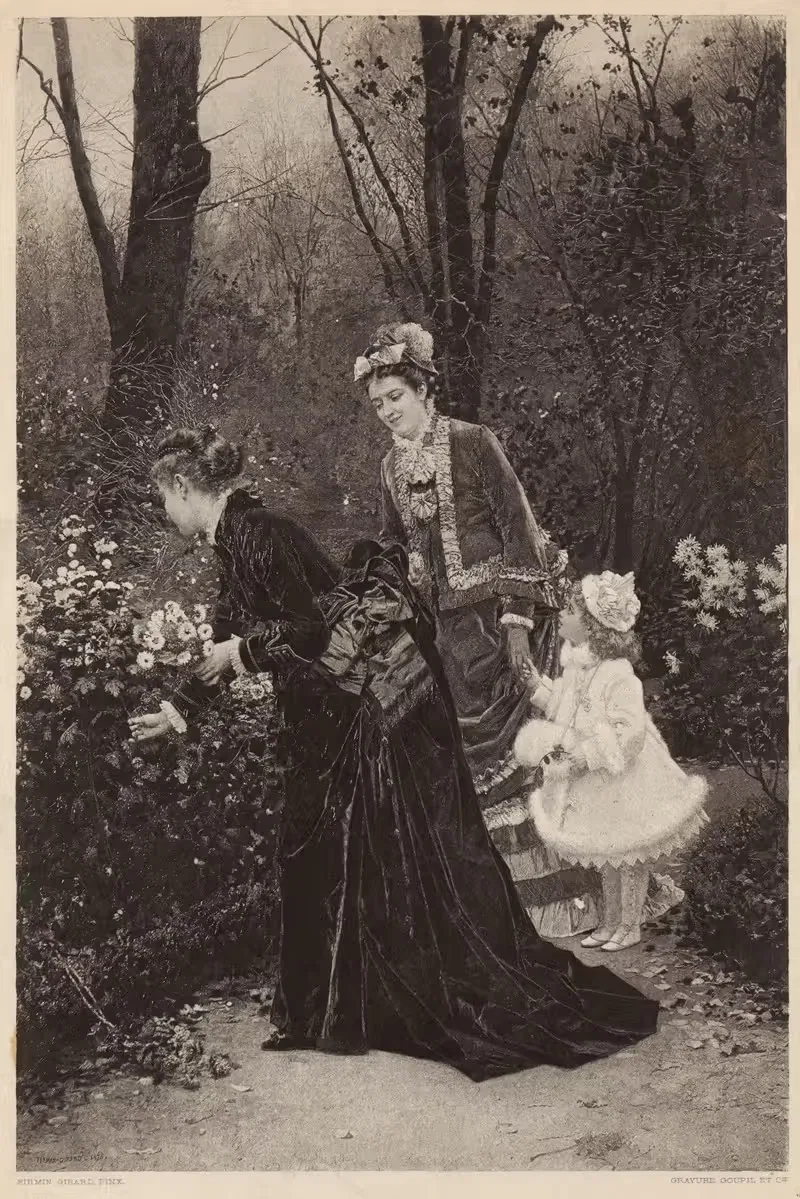 The god-mother's garden — Firmin Girard