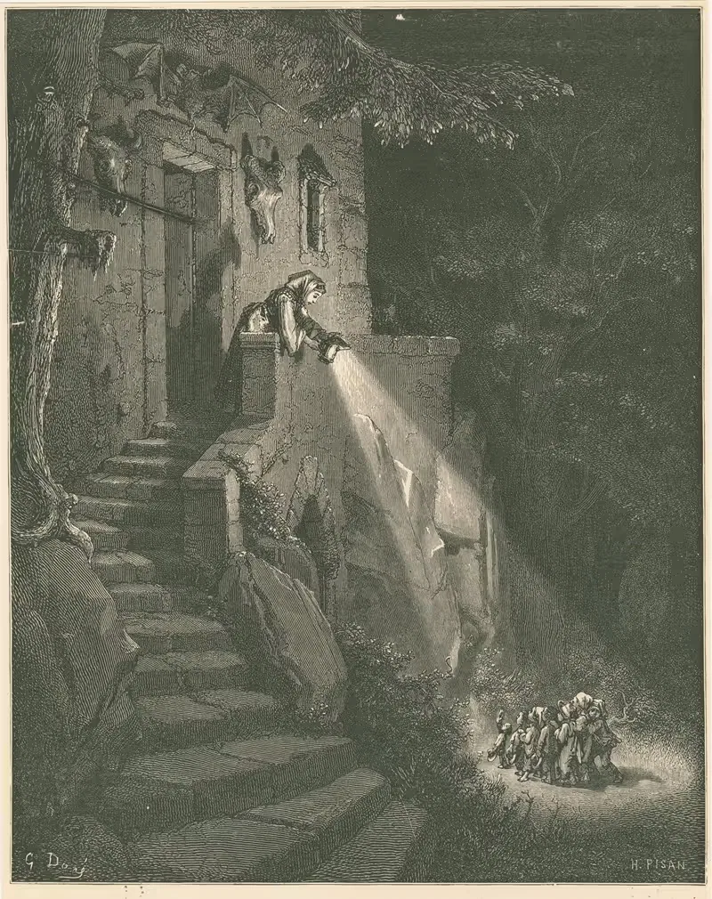 Кто ты by Гюстав Доре, 1865 — digital art print download
