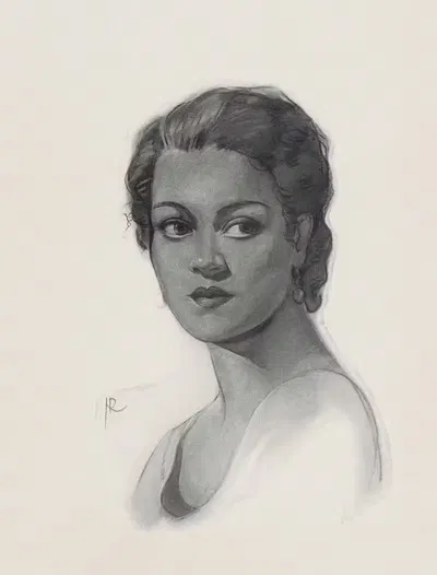 Evelyn Rogers by Herbert D. Rogers, 1931 — digital art print download