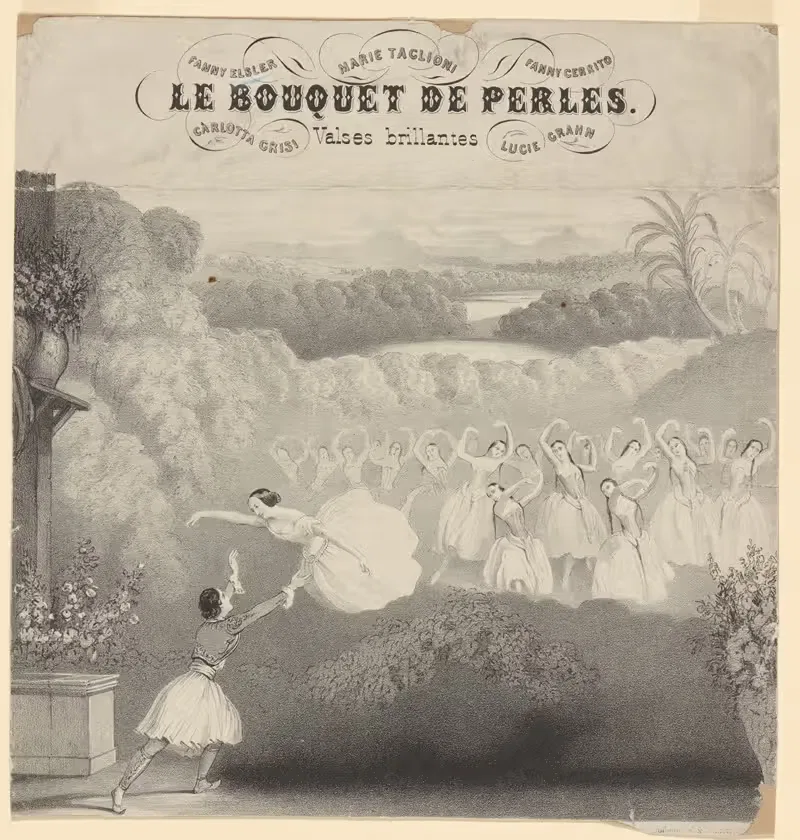 Le bouquet de perles; Valses brillantes — Hullmandel & Walton