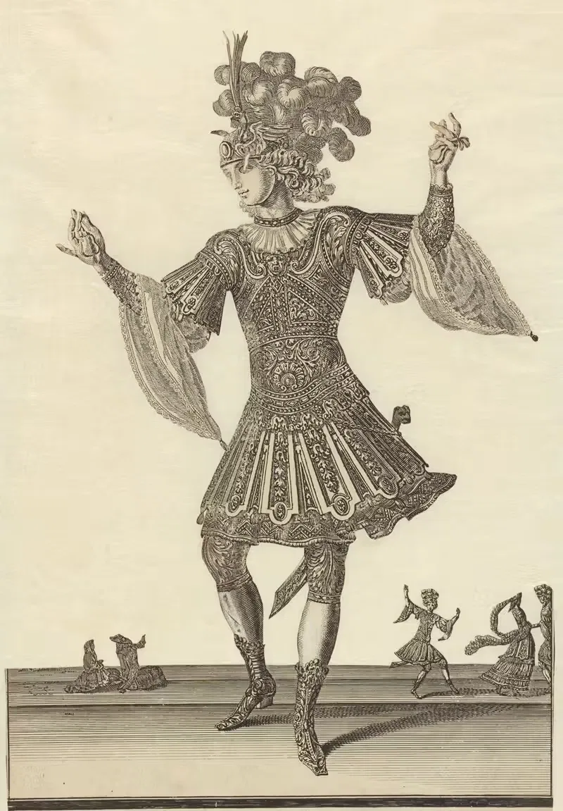 Homme en habit de ballet — Jean Bérain