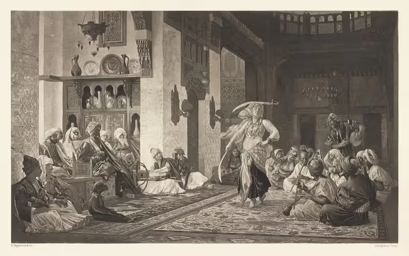 Танец сабли by Жан-Леон Жерома, 1870-1879 — digital art print download