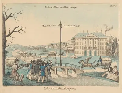 Das deutsche Lustspiel by Johann Christian Schoeller, 1830-1839 — digital art print download