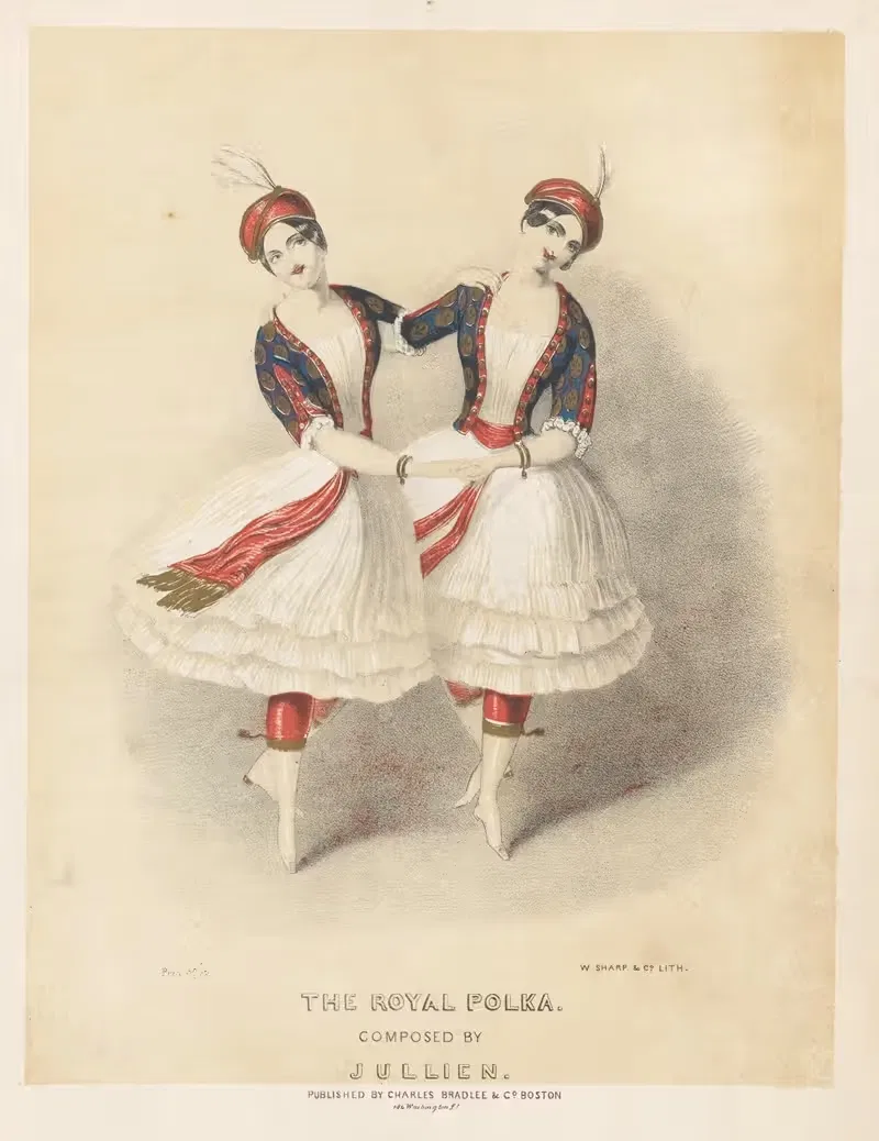 The royal polka by John Brandard, 1840-1849 — digital art print download