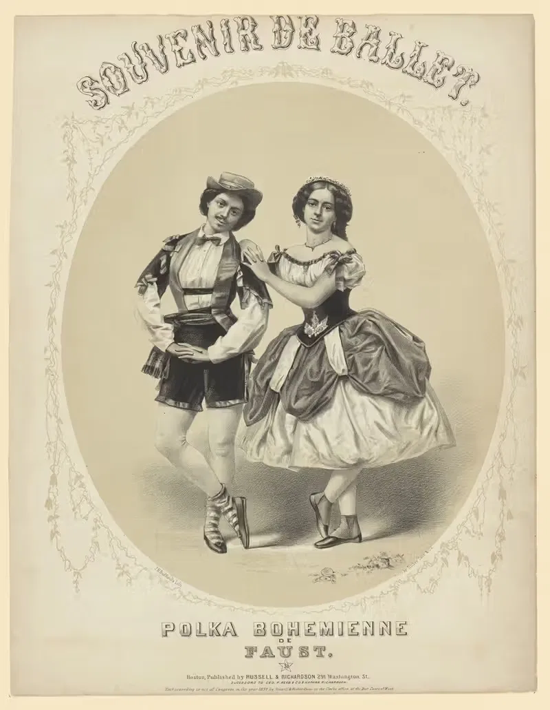 Souvenir de ballet. Polka bohemienne de Faust — John H. Bufford's & Sons
