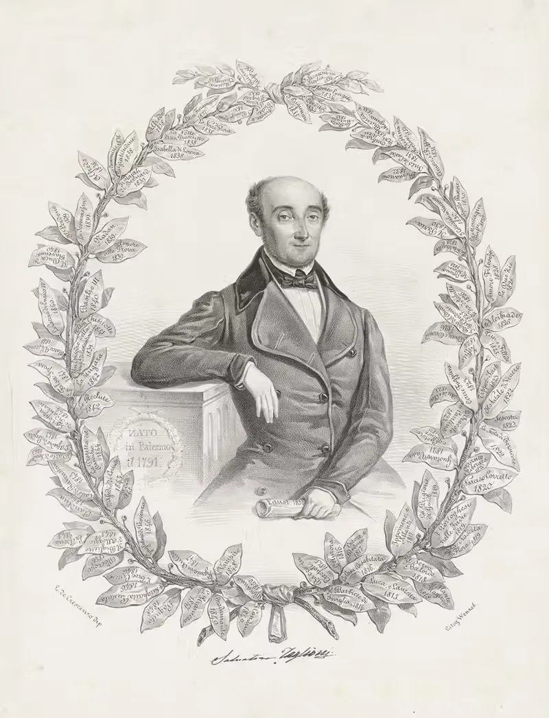 Сальваторе Таглиони by Луиджи де Кресченцо, 1850 — digital art print download