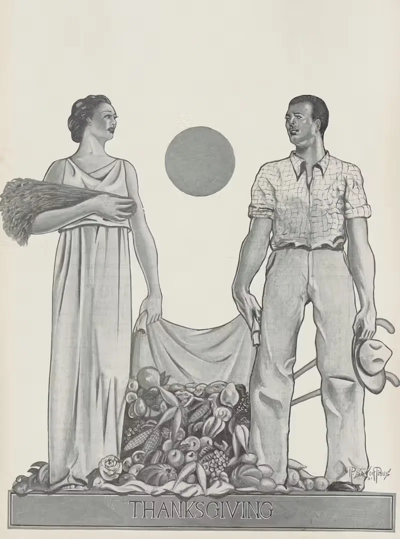 Thanksgiving by R. Savon Pious, 1931 — digital art print download