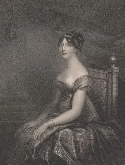 Шарлотта (урождённая Перси) Ашбернхэм, виконтесса Сент-Асаф by Анна Ми, 1812 — digital art print download