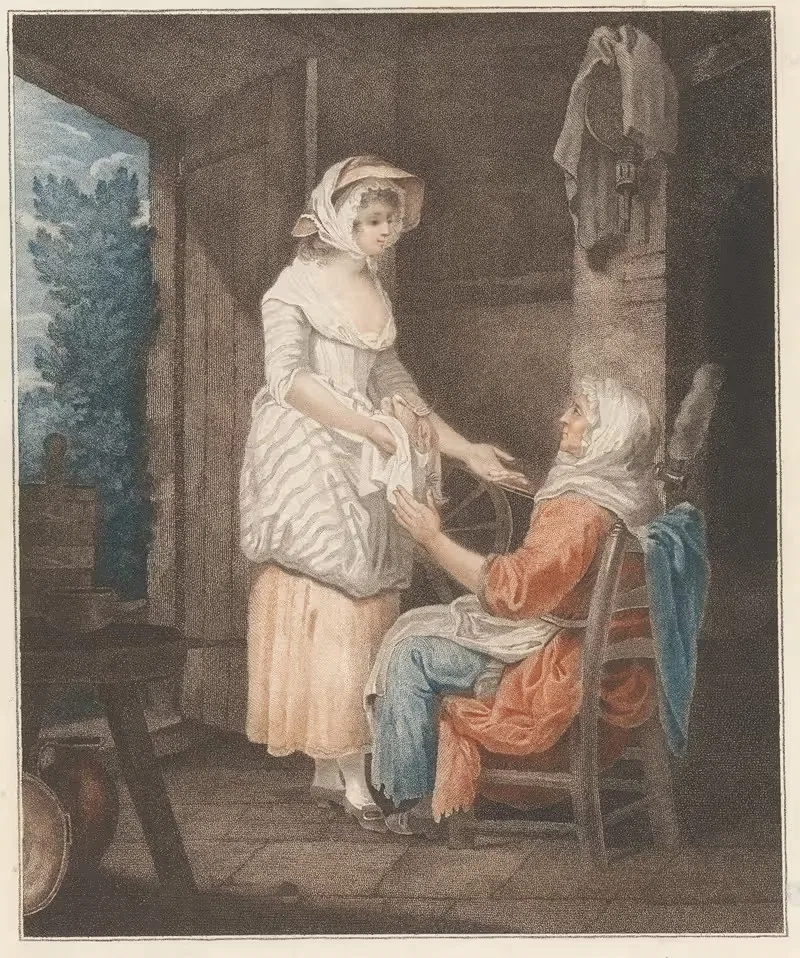 Любящая дочь by Фрэнсис Уитли, 1792 — digital art print download