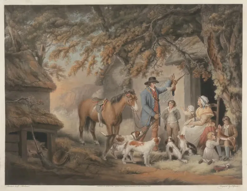 Вечер или Возвращение спортсмена by Джордж Морланд, 1795 — digital art print download