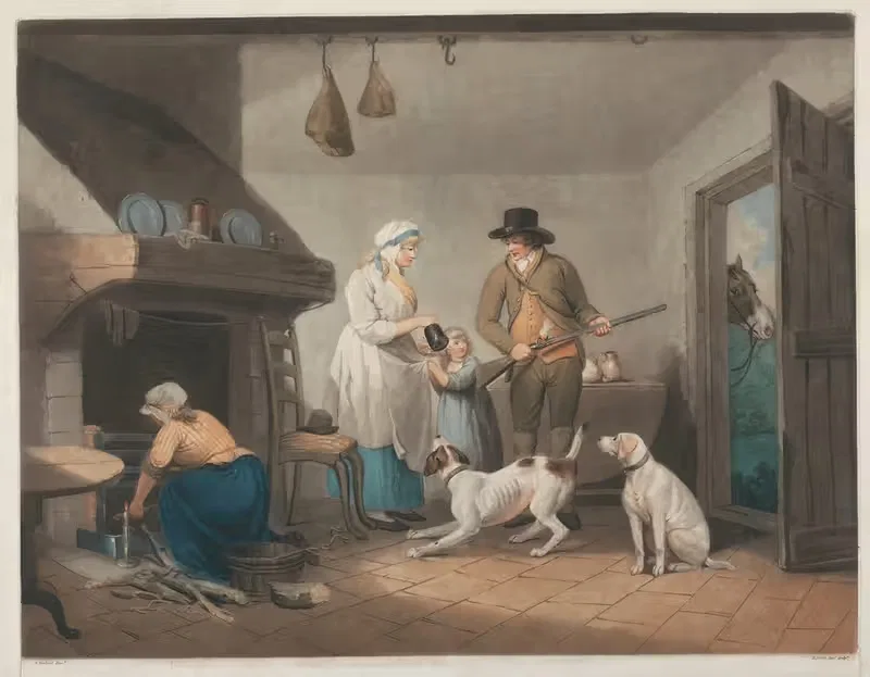 Innocence Alarm'd. by George Morland, 1803 — digital art print download