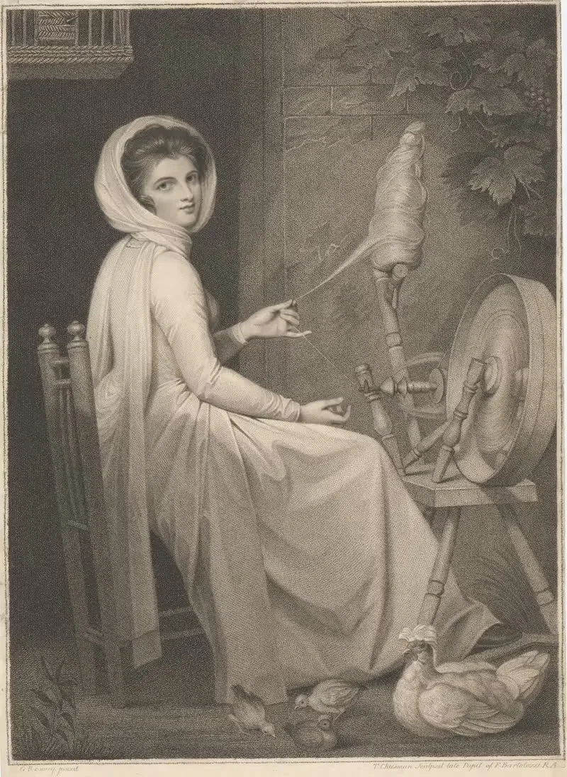 Леди Гамильтон как старая дева by Джордж Ромни, 1789 — digital art print download