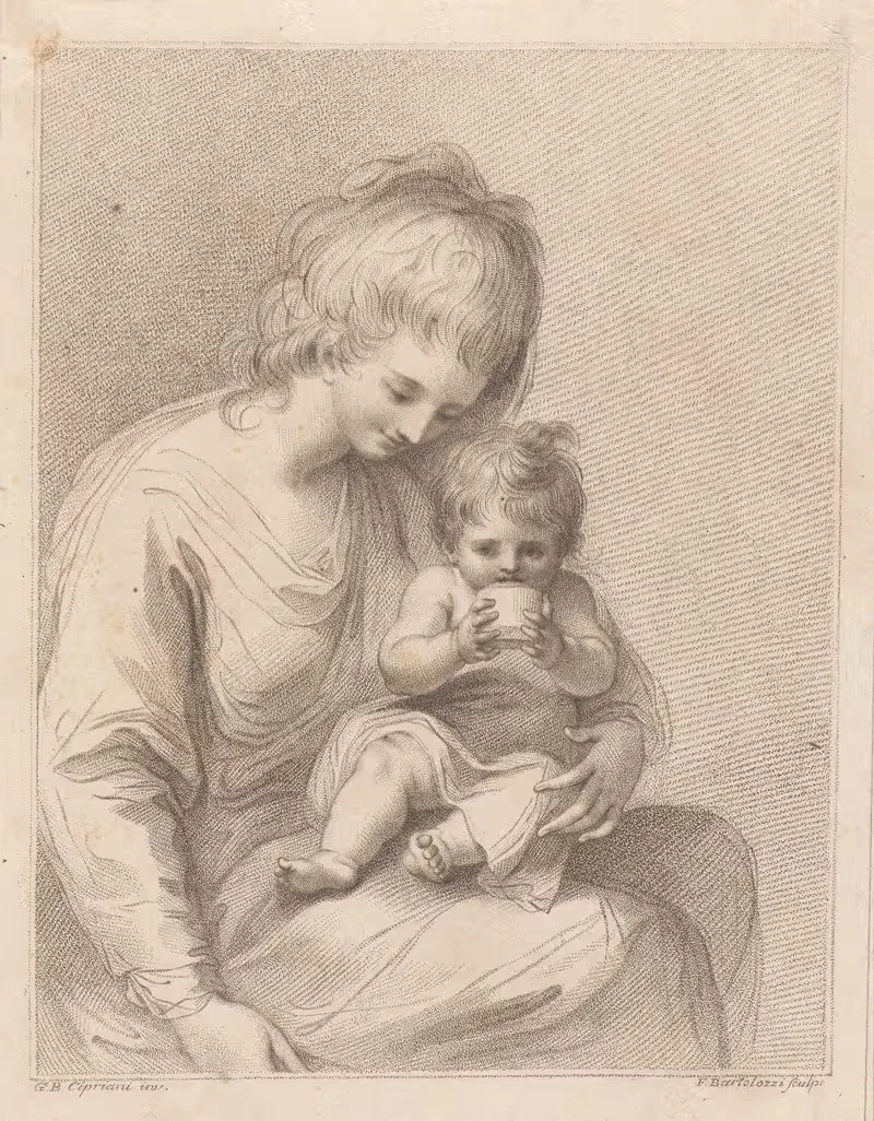 Conjugal Love by Giovanni Battista Cipriani, 1786 — digital art print download