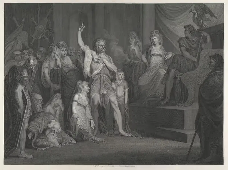 Карактакус на трибунале by Генри Фюссли, 1792 — digital art print download