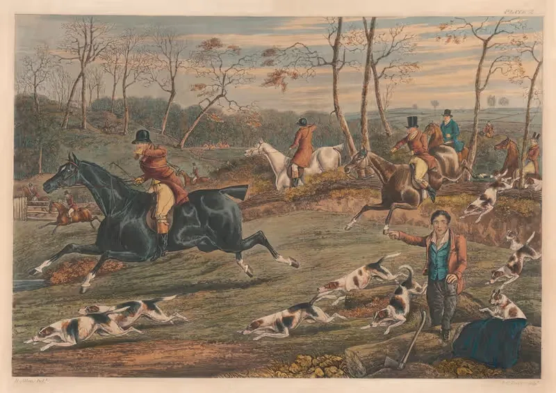 Лисий охотник – ушел by Генри Томас Алкен, 1828 — digital art print download