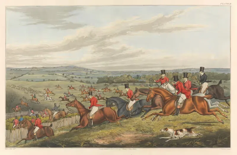 Лестершир – Полный крик by Генри Томас Алкен, 1827 — digital art print download