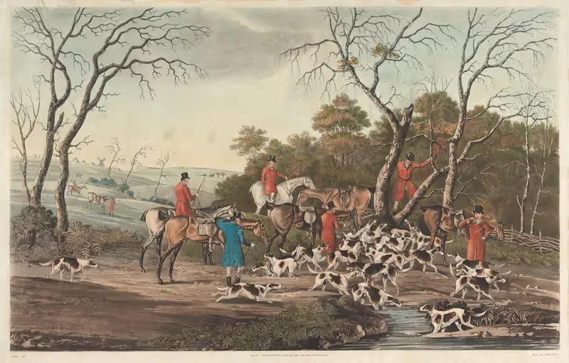 Дерево-ловля лисы by Генри Томас Алкен, 1820-1821 — digital art print download