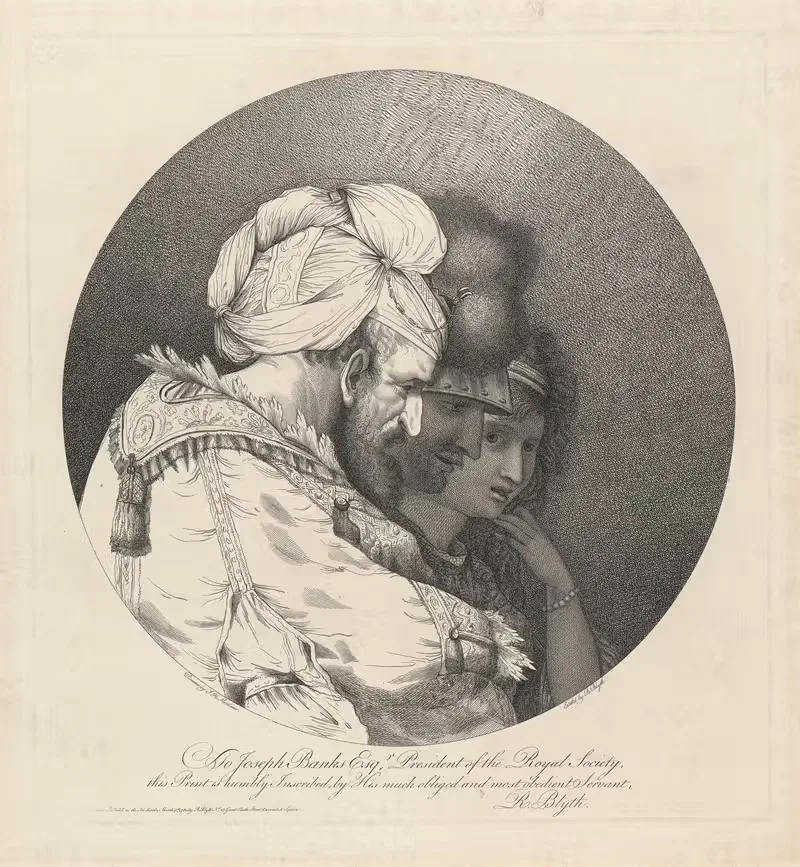 Characters, Two Male and One Female — John Hamilton Mortimer