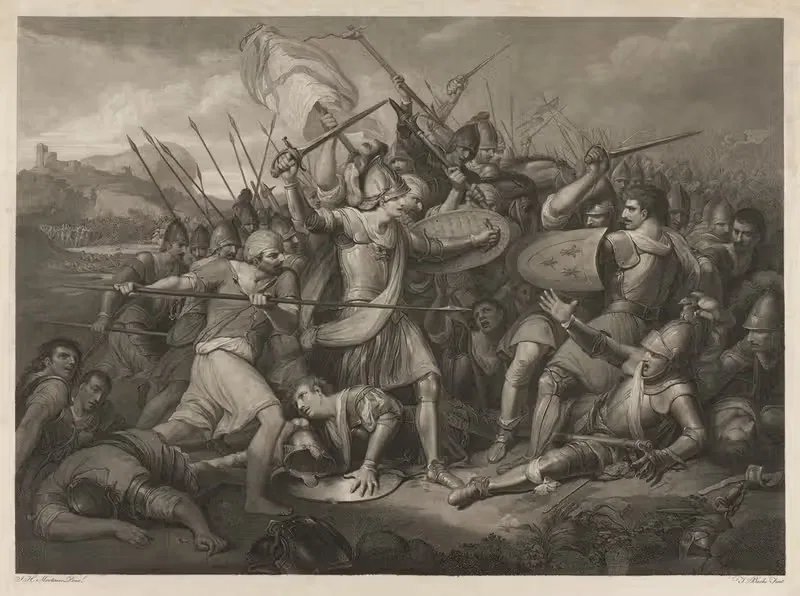 The Battle of Agincourt — John Hamilton Mortimer