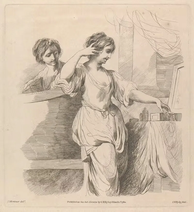 Two Women at Toilette — John Hamilton Mortimer